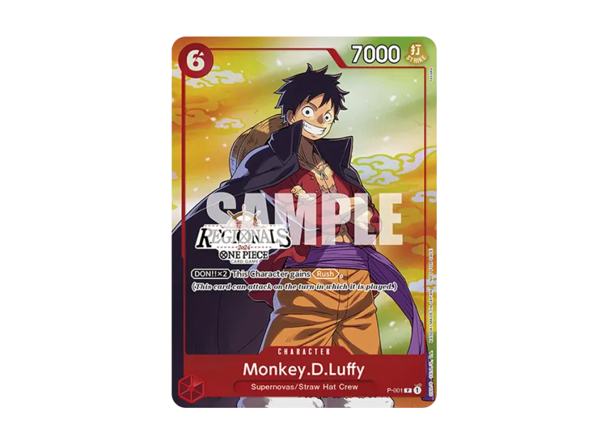 Monkey.D.Luffy P [P-001] [EN] (Promotional Card "Offline Regional Participations Pack 2024 Vol. 2")