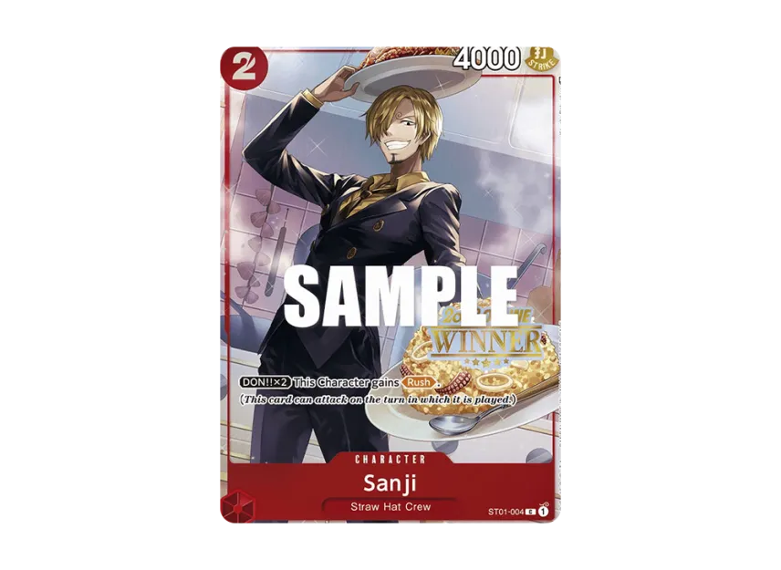 Sanji C [ST01-004] [EN] (Promotional Card "Online Regional 2023 Champion Card Set")