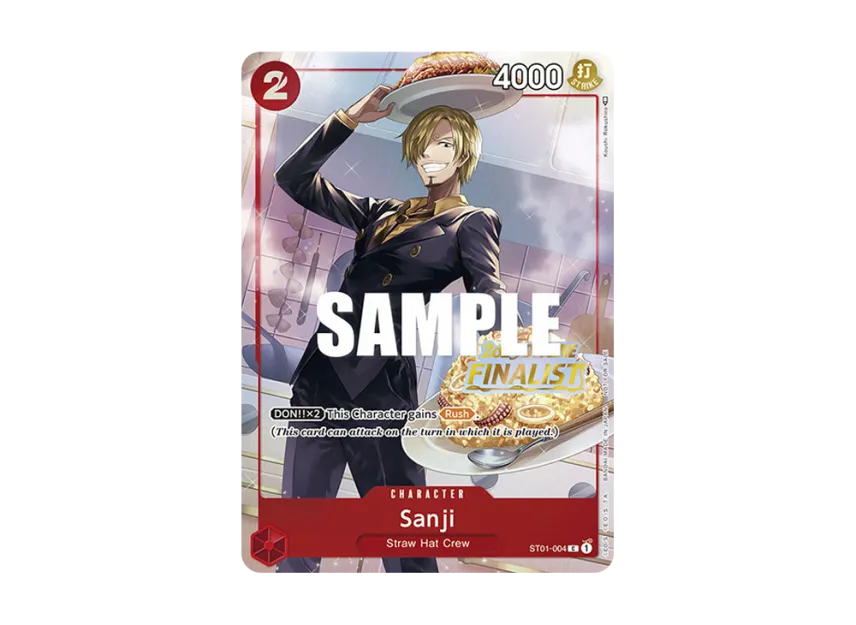 Sanji C [ST01-004] [EN] (Promotional Card "Offline Regional 2023 Finalist Card Set")