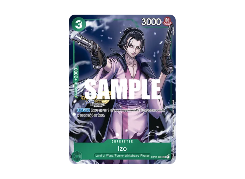 Izo UC [OP01-033] [EN] (Promotional Card "Championship 2023 Celebration Pack")