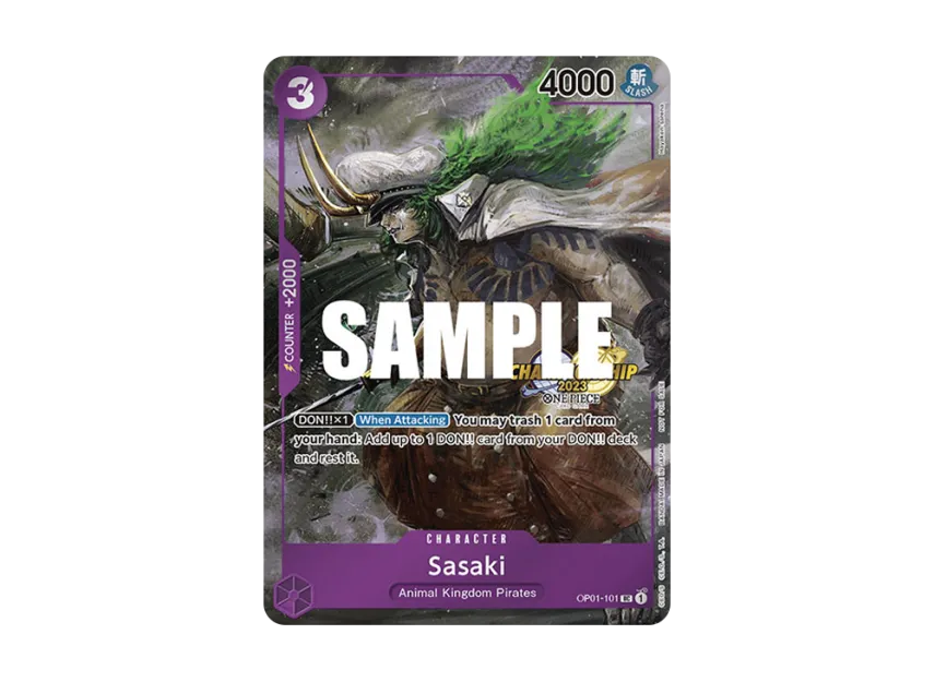 Sasaki UC [OP01-101] [EN] (Promotional Card "Championship 2023 Event Pack")