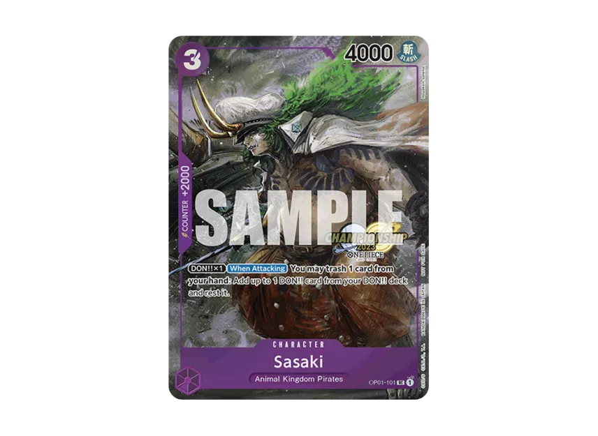 Sasaki UC [OP01-101] [EN] (Promotional Card "Championship 2023 Event Pack Finalist Ver.")