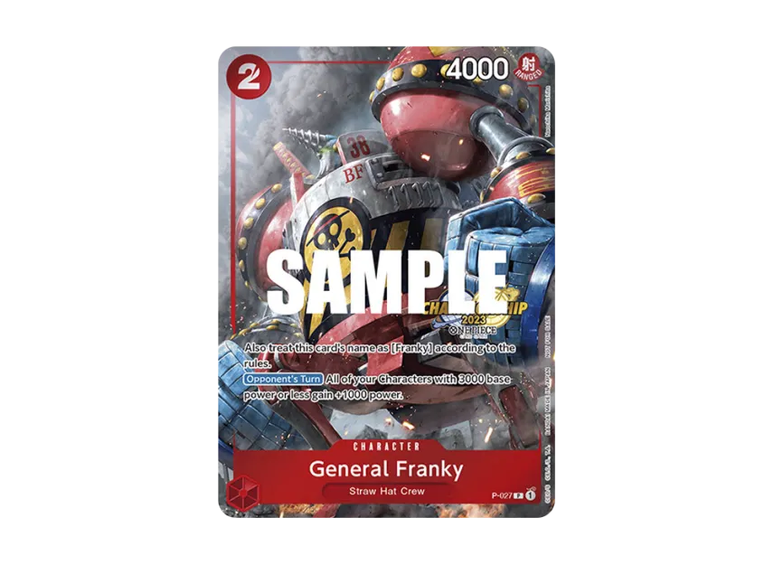 General Franky P [P-027] [EN] (Promotional Card "Championship 2023 Event Pack")