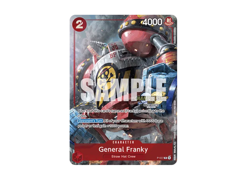 General Franky P [P-027] [EN] (Promotional Card "Championship 2023 Event Pack Finalist Ver.")