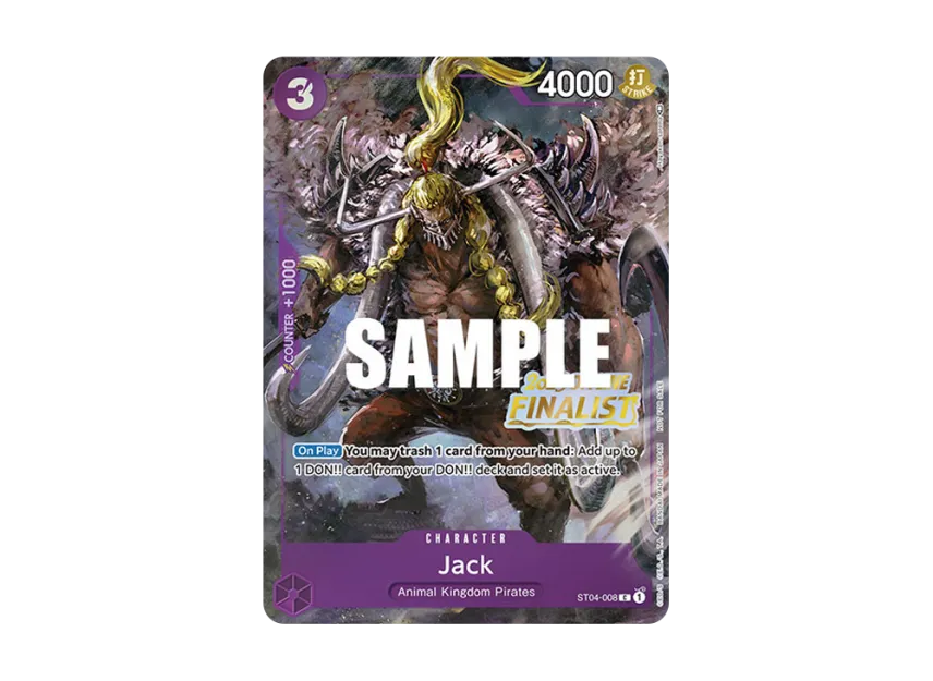 Jack C [ST04-008] [EN] (Promotional Card "Offline Regional 2023 Finalist Card Set")