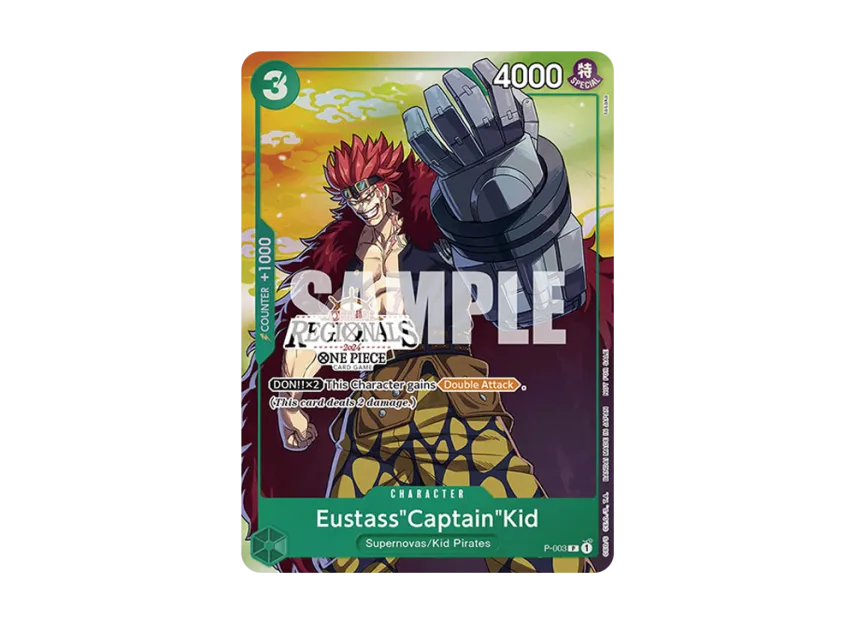 Eustass"Captain"Kid P [P-003] [EN] (Promotional Card "Offline Regional Participations Pack 2024 Vol.2")