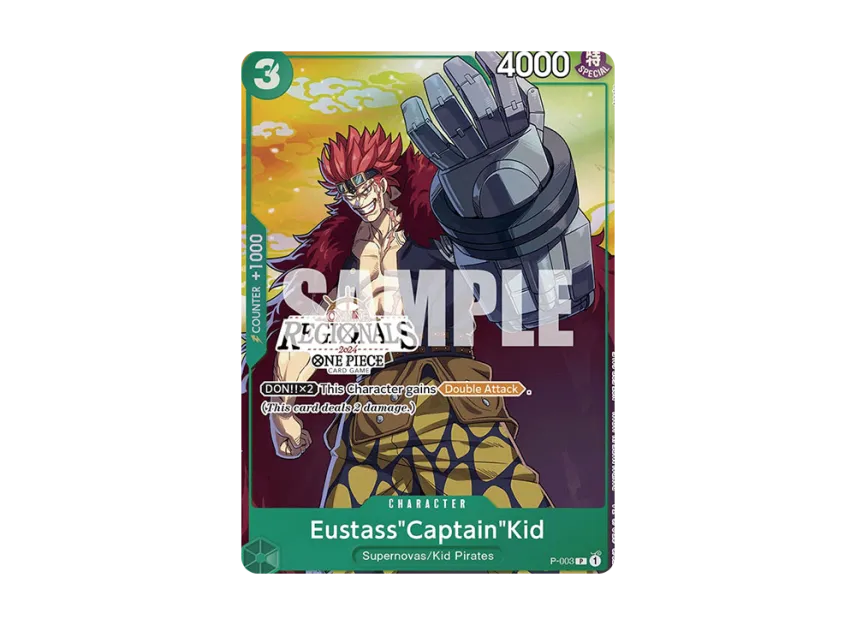Eustass"Captain"Kid P [P-003] [EN] (Promotional Card "Online Regional Participations Pack 2024 Vol.2")
