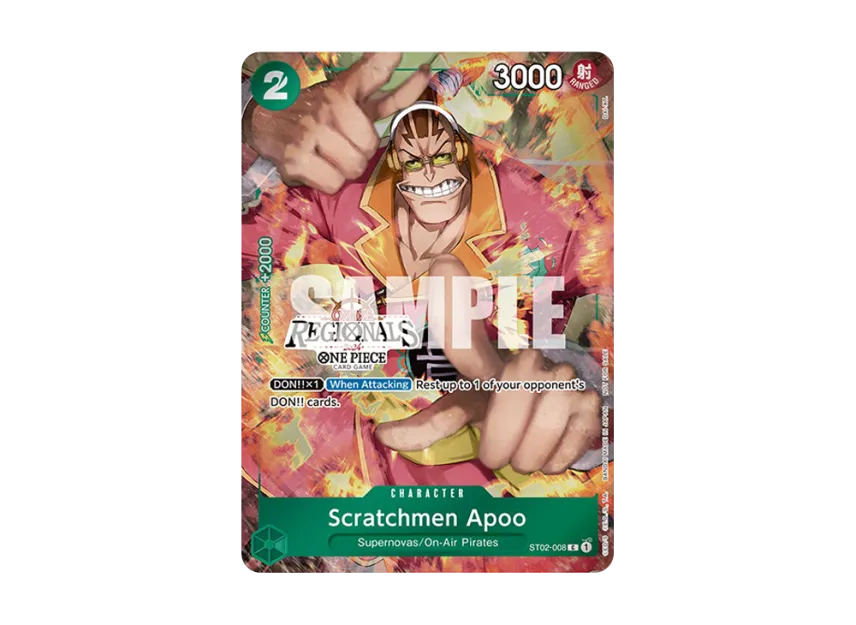 Scratchmen Apoo C [ST02-008] [EN] (Promotional Card "Online Regional Participation Pack 2024 Vol.1")