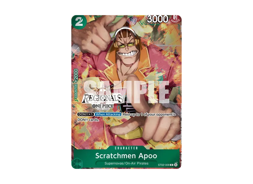Scratchmen Apoo C [ST02-008] [EN] (Promotional Card "Offline Regional Participation Pack 2024 Vol.1")