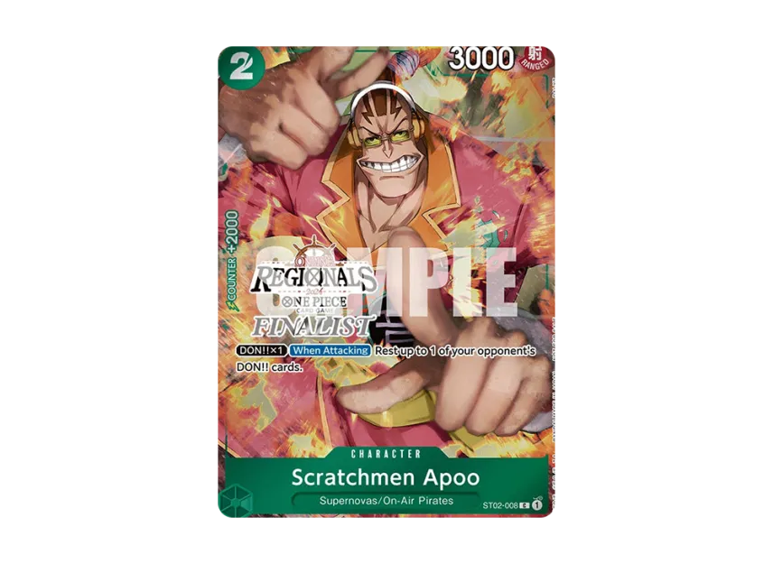 Scratchmen Apoo C [ST02-008] [EN] (Promotional Card "Online Regional Finalist Card Set 2024 Vol.1")