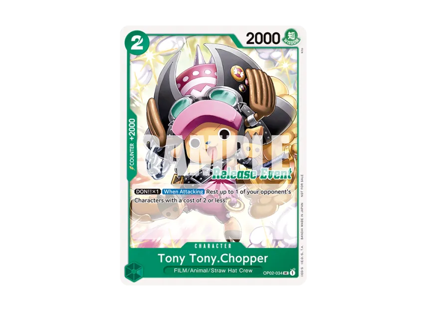 Tony Tony.Chopper UC [OP02-034] [EN] (Promotional Card "ST-15~ST-20 Release Event Pack")