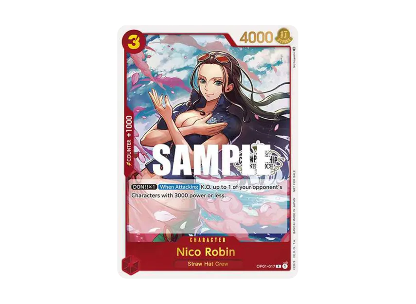 Nico Robin R [OP01-017] [EN] (Promotional Card "Championship 2023 Store Championship Participation Pack vol.1")