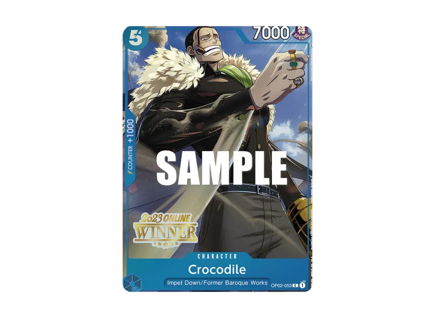 Crocodile C [OP02-053] [EN] (Promotional Card "Online Regional 2023 Champion Card Set Vol.2")