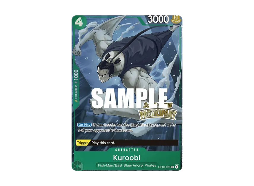 Kuroobi UC [OP03-026] [EN] (Promotional Card "Online Regional Participation Pack Vol.2")
