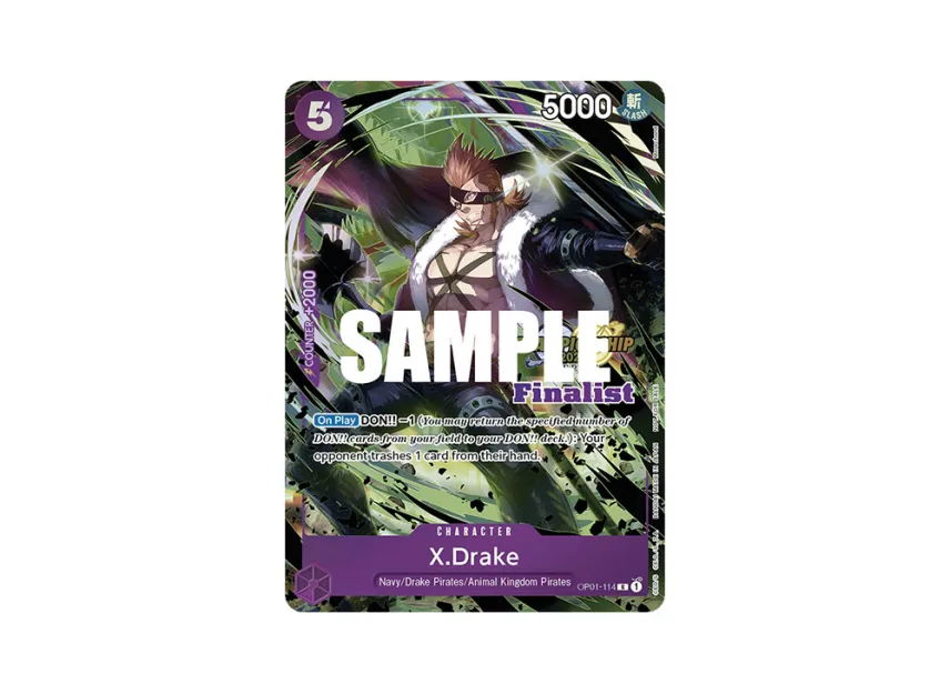 X.Drake R [OP01-114] [EN] (Promotional Card "Championship 2023 Top Players Pack[Finalist]")