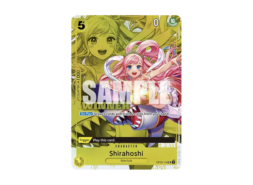 Shirahoshi UC [OP03-116] [EN] (Promotional Card "Tournament Pack Vol.6 -Winner-")