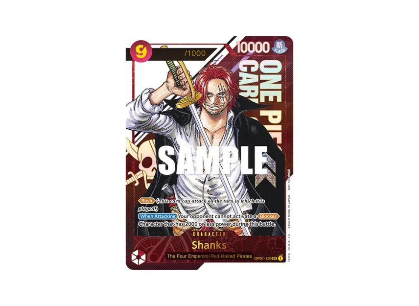 Shanks SEC-P [OP01-120] [EN] (Promotional Card "2024 March-May Online Regional Event")