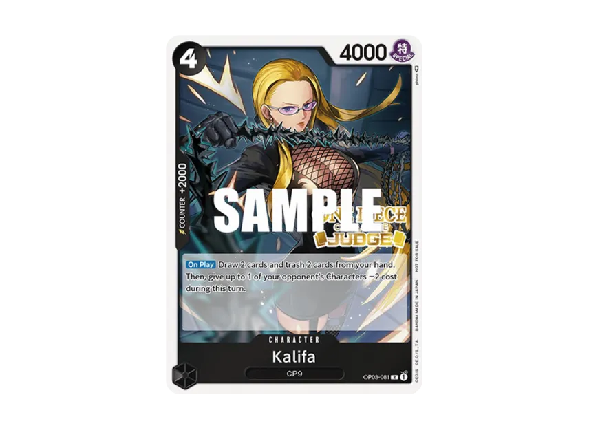 Kalifa R [OP03-081] [EN] (Promotional Card "Judge Pack Vol.2")