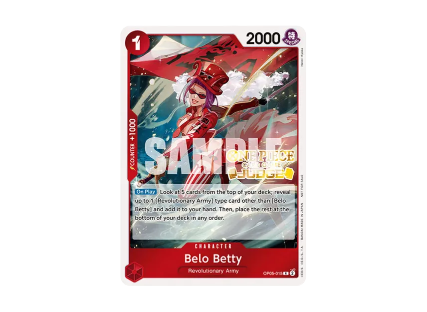 Belo Betty R [OP05-015] [EN] (Promotional Card "Judge Pack Vol.3")