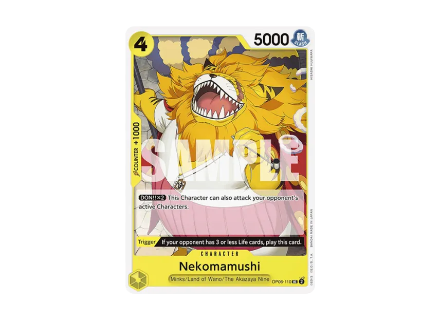 Nekomamushi UC [OP06-110] [EN] (Premium Booster "ONE PIECE CARD THE BEST")