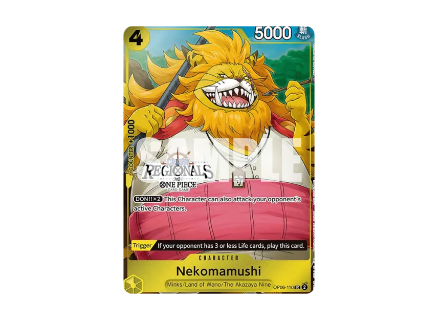 Nekomamushi UC [OP06-110] [EN] (Promotional Card "Online Regional Participation Pack 2024 Vol.3")