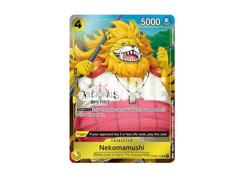 Nekomamushi UC [OP06-110] [EN] (Promotional Card "Offline Regional Participation Pack 2024 Vol.3")