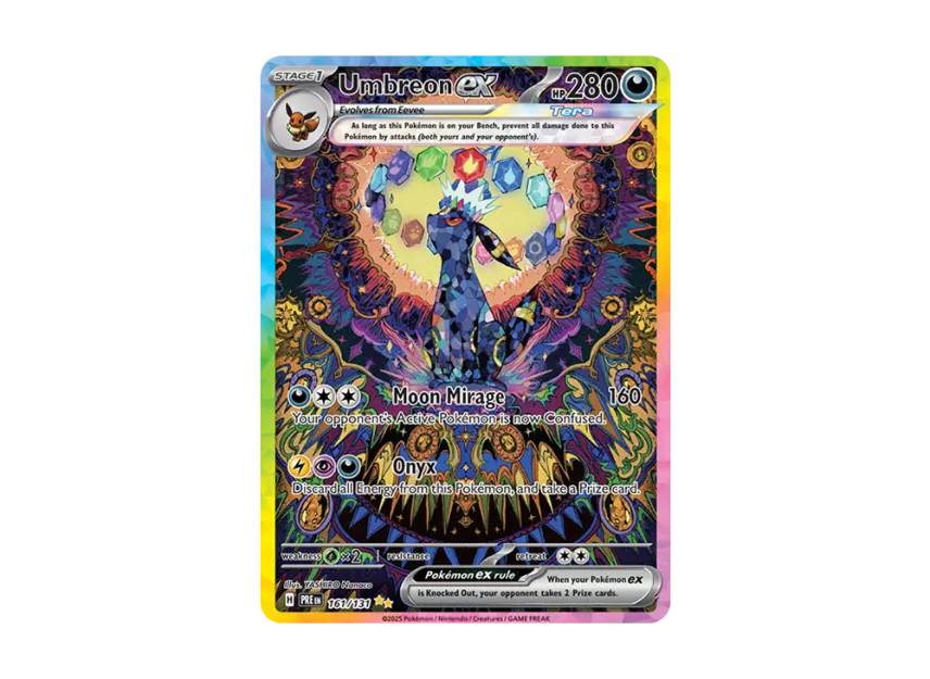 Umbreon ex SIR [PRE 161/131] [EN] (Scarlet & Violet "Prismatic Evolutions")