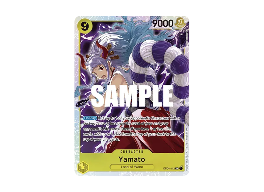 Yamato SR [OP04-112] [EN] (Booster Pack "Kingdoms Of Intrigue")