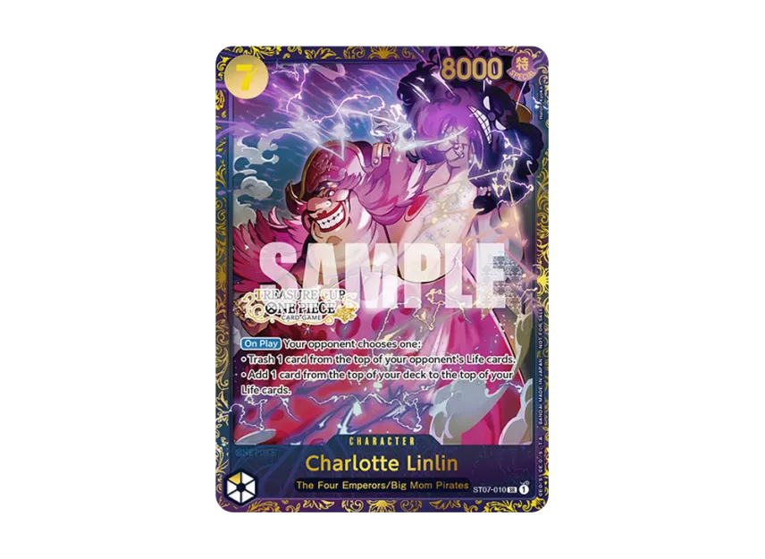 Charlotte Linlin SR [ST07-010] [EN] (Promotional Card "Treasure Cup TOP 16")