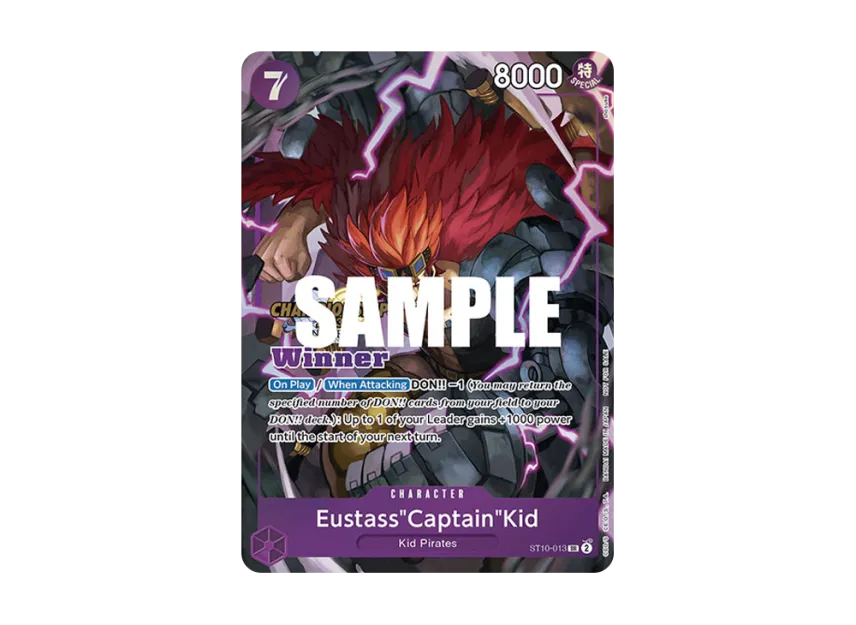 Eustass"Captain"Kid SR [ST10-013] [EN] (Promotional Card "Championship 2023 Top Players Pack[Winner]")