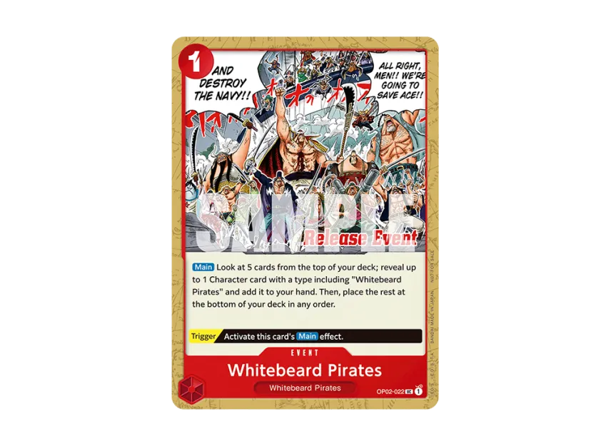 Whitebeard Pirates UC [OP02-022] [EN] (Promotional Card "ST-15~ST-20 Release Event Pack")
