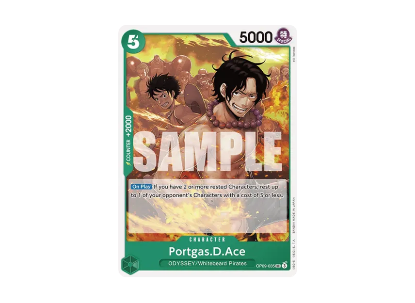Portgas.D.Ace UC [OP09-035] [EN] (Booster Pack "Emperors in the New World")