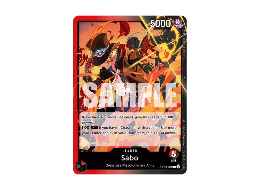 Sabo L [OP13-004] [EN] (Booster Pack "CARRYING ON HIS WILL")