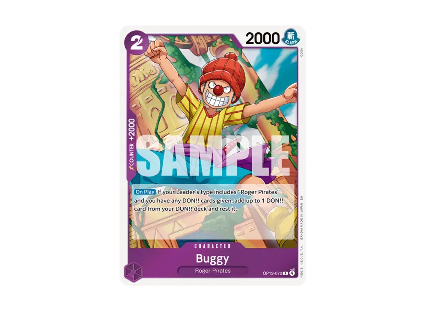 Buggy R [OP13-072] [EN] (Booster Pack "CARRYING ON HIS WILL")