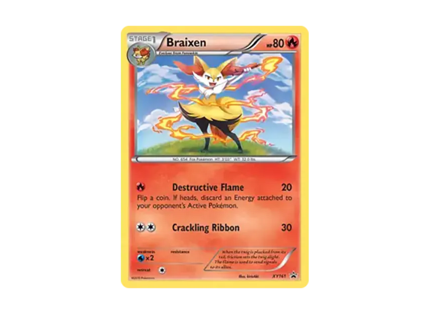 Braixen P [XY161] (XY "Promotional Card")