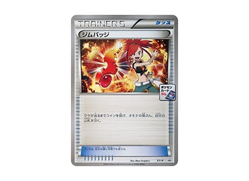 Gym Badge P [XY-P] (Promotional Cards "Rayquaza Pre-Battle Participation Award")