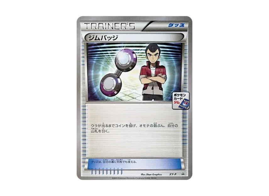 Gym Badge P [XY-P] (Promotional Cards "Rayquaza Pre-Battle Participation Award")