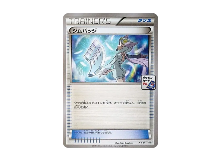 Gym Badge P [XY-P] (Promotional Cards "Rayquaza Pre-Battle Participation Award")