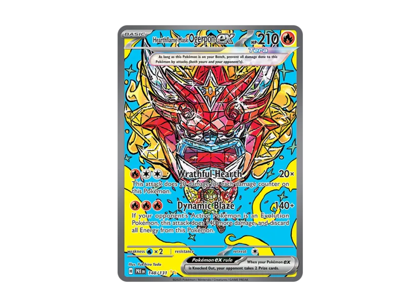 Hearthflame Mask Ogerpon ex SIR [PRE 148/131] [EN] (Scarlet & Violet "Prismatic Evolutions")