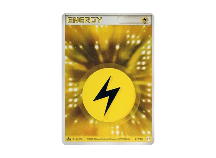 Lightning Energy : 1ED [PCG-TYPE-UNIT-LIGHTNING 012/015] (Quick Construction Pack "Type Unit: Lightning")