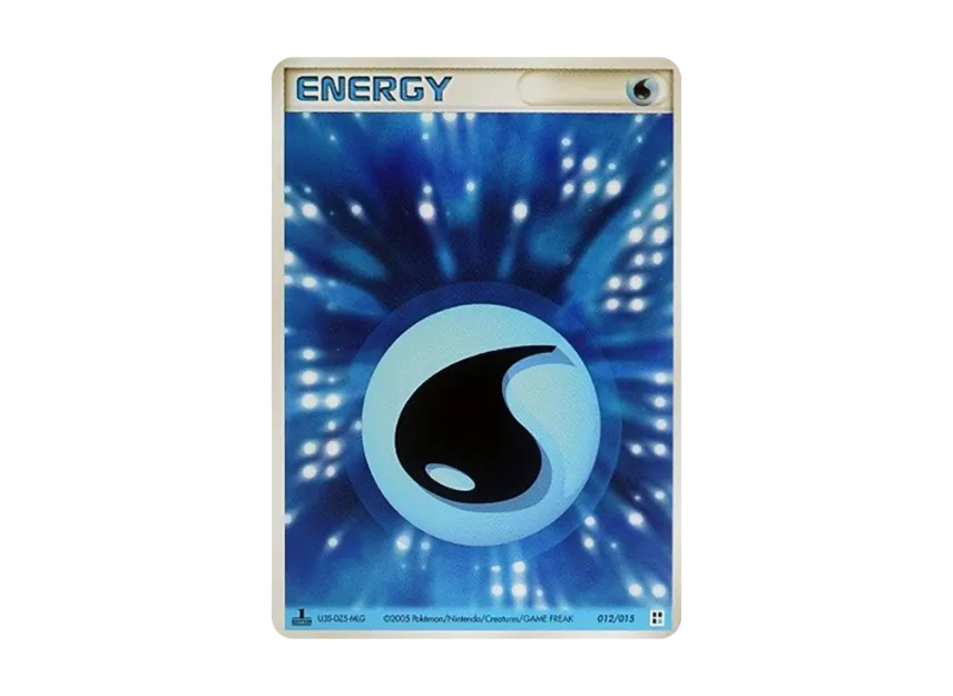 Water Energy : 1ED [PCG-TYPE-UNIT-WATER 012/015] (Quick Construction Pack "Type Unit: Water")