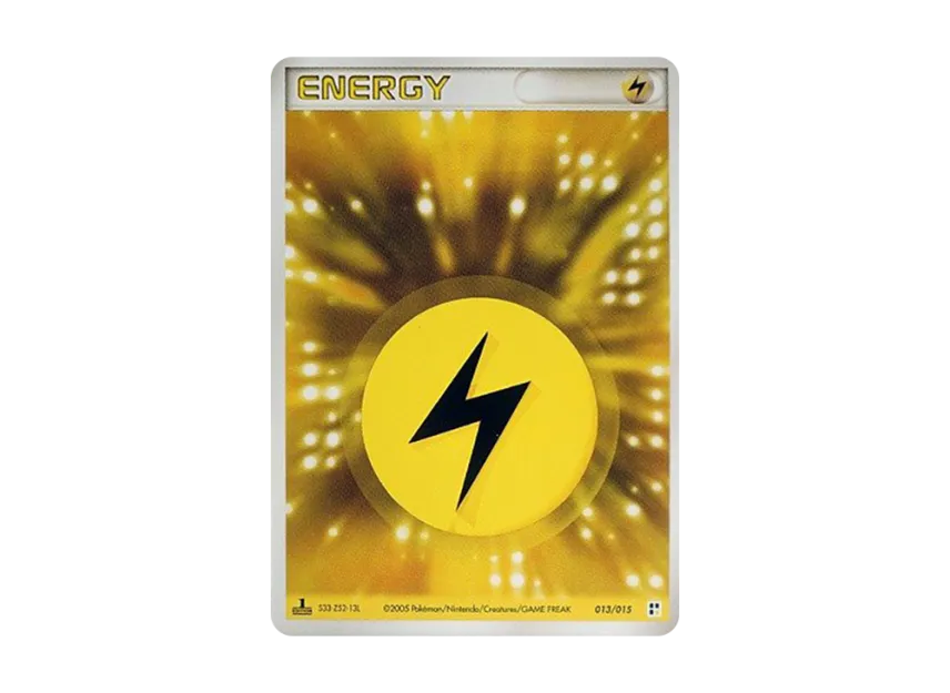 Lightning Energy : 1ED [PCG-TYPE-UNIT-LIGHTNING 013/015] (Quick Construction Pack "Type Unit: Lightning")