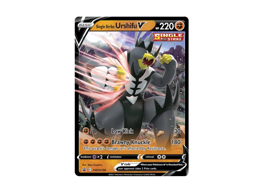 Single Strike Urshifu V P [SWSH106] (Sword & Shield "Promotional Card")