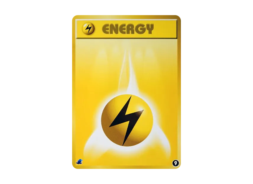 Lightning Energy : Old Back [NEO] (Pokemon Card neo "Intro Pack neo")