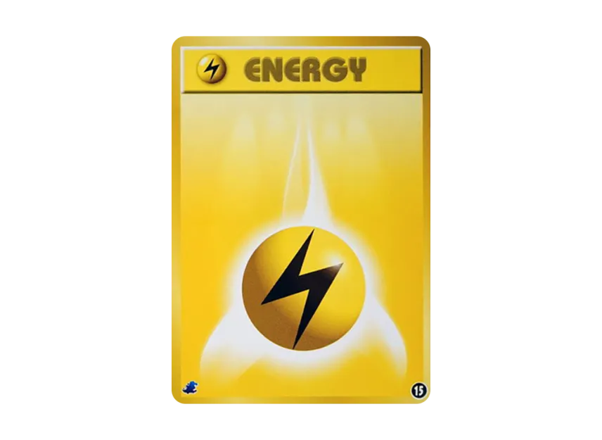 Lightning Energy : Old Back [NEO] (Pokemon Card neo "Intro Pack neo")