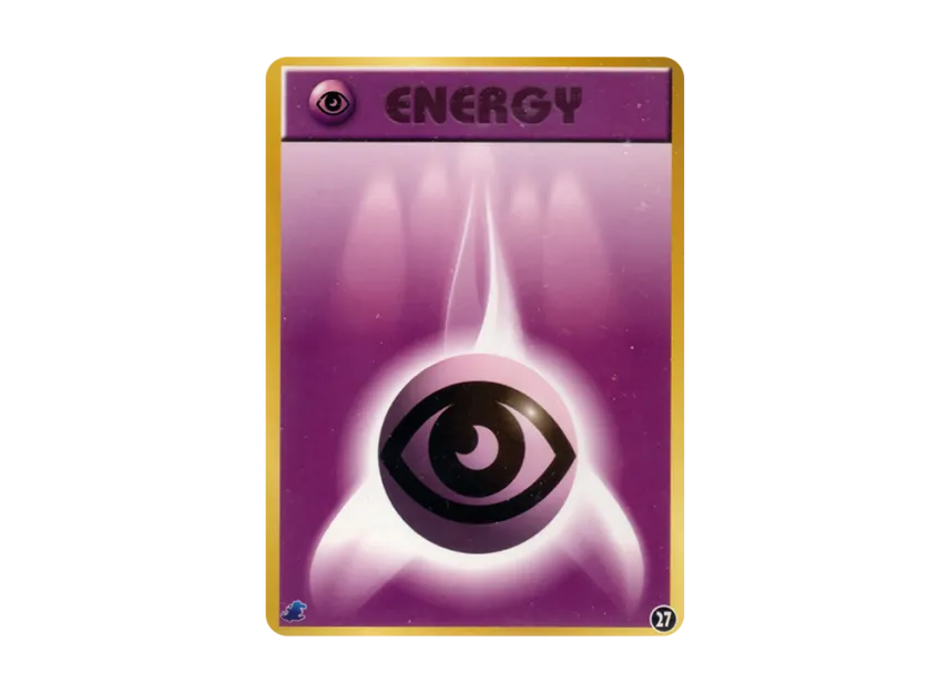 Psychic Energy : Old Back [NEO] (Pokemon Card neo "Intro Pack neo")