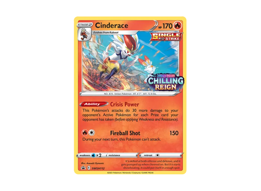 Cinderace P [SWSH112] (Sword & Shield "Promotional Card")