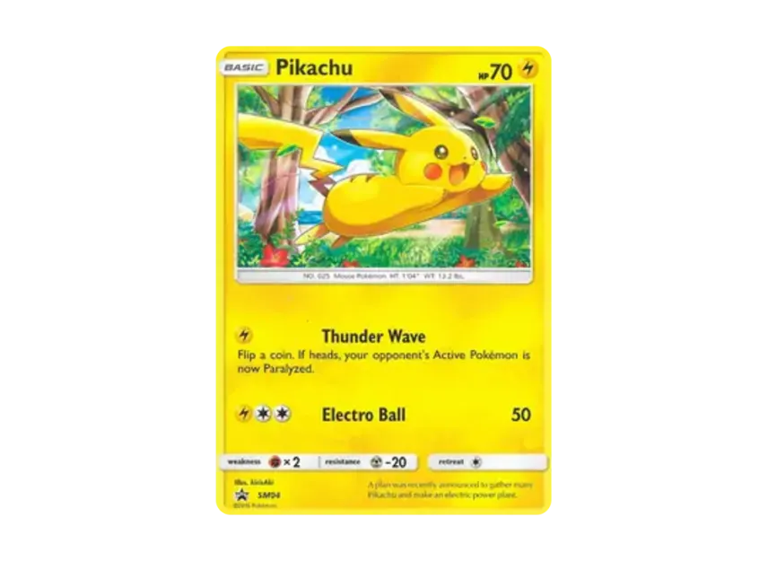 Pikachu P [SM04] (Sun & Moon "Promotional Card")