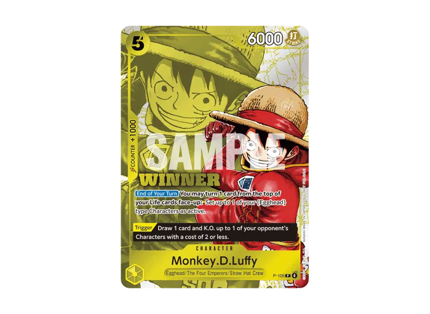 Monkey.D.Luffy P [P-106] [EN] (Promotional Card "Winner Pack 2026 Vol. 2")