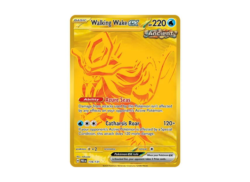Walking Wake ex HR [PRE 178/131] [EN] (Scarlet & Violet "Prismatic Evolutions")
